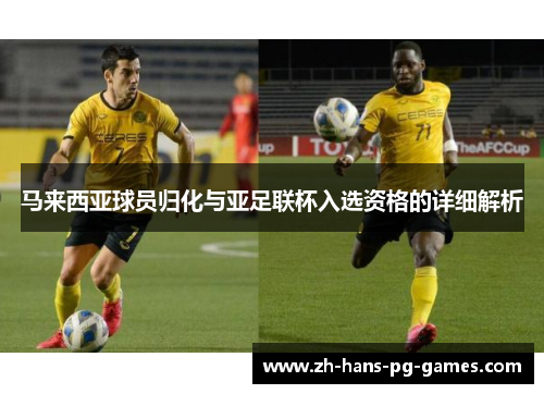 马来西亚球员归化与亚足联杯入选资格的详细解析 马来西亚球员归化与亚足联杯入选资格的详细解析